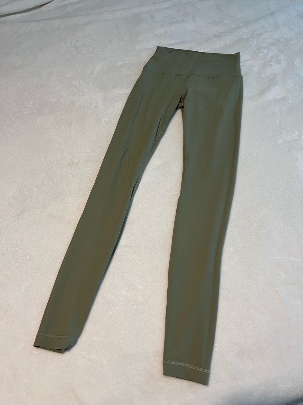 Green align leggings